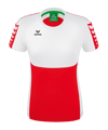 T-shirt Erima Six Wings femmes rouge blanche 