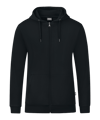 JAKO Organic Kapuzenjacke Schwarz F800