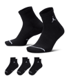 Jordan Everday Ankle 3er Pack Calze Nero C010