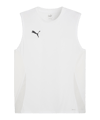 PUMA teamGOAL Tanktop Weiss Schwarz F04