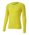 PUMA LIGA Baselayer Ondergoed Met Lange Mouwen Geel K033