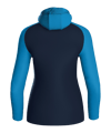 JAKO Icon Kapuzenjacke Damen Blau Gelb F914 - blau