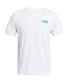 Under Armour Bball logo Court t-shirt Weiß F100 