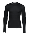 Under Armour Baselayer HG Comp Mock Longlseeve T-shirt Nero C001