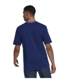 adidas Juventus Turin Icon T-Shirt Blau Weiss - weiss