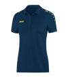 JAKO Classico Poloshirt Damen Blau Gelb F42