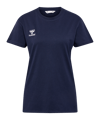 T-shirt Hummel GO 2.0 femmes bleus F7026 