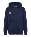 Hummel GO 2.0 Kapuzenjacke Kids Blau F7026