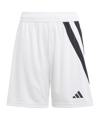 adidas Fortore 23 Short Kids Weiss Schwarz
