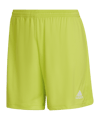 adidas Entrada 22 Korte Broek Dames Groen Wit  