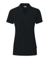 JAKO Organic Polo Shirt Damen Schwarz F800
