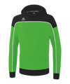Erima Change by Sweat à capuche vert noir 