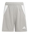 adidas Tiro 24 Short Kids Grau Weiss