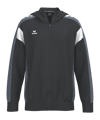 Erima Veste à capuche Enfants Noir Cschwarzslategrey