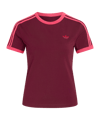 adidas Originals 3-Stripes Slim T-shirt Donna Rosso