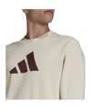 adidas Three Bar Future Icons Sweatshirt Beige - beige