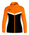 JAKO Icon Kapuzenjacke Damen Schwarz Orange F807