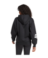 adidas Future Icons Three Stripes Kapuzenjacke Damen Schwarz - schwarz