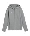 PUMA teamFINAL Casuals Kapuzenjacke Grau F33