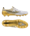Mizuno Alpha Made in Japan FG Prism Gold Weiss Gold Schwarz F50