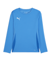 PUMA teamGOAL Trikot Langarm Kids Blau Weiss F02