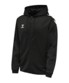 Hummel hmlCORE XK Poly giacca con cappuccio nero F2001