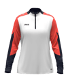 JAKO Dynamic Ziptop Felpa Donna Bílá C026