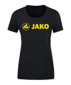 JAKO Promo T-Shirt Damen Schwarz Gelb F505