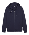 Veste à capuche PUMA teamGOAL Casuals enfants bleu F06