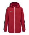 Hummel Authentic Allwetterjacke Kids Rot F3062