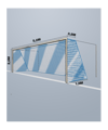 Cawila Tornetz 4MM M120 5,15x2,05m 0,8x1,5m BlauW 