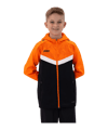 JAKO Icon Kapuzenjacke Kids Schwarz Orange F807 - schwarz