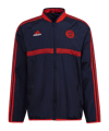 adidas FC Bayern München Icon Woven Jacke Blau - blau