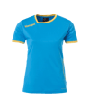 Kempa Curve Maillot T-shirt Femme Bleu Doré F03 