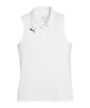 PUMA teamGOAL Poloshirt Damen Weiss Schwarz F04