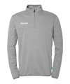 Kempa 1/4 sweatshirt met rits grijs F31 