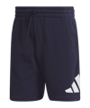 adidas Three Bar Future Icons Short Blau - blau