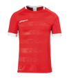 Uhlsport Division II Shirt Korte Mouw Kids Rood F04