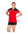 Erima Change By Poloshirt Dames Rood Zwart  