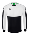 Erima Six Wings Sweatshirt Kids Schwarz Weiss