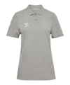 Hummel Go 2.0 Chevron Polo Damen Grau F2006