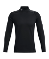 Under Armour Baselayer CG Fitted Mock Longsleeve T-Shirt Schwarz F001