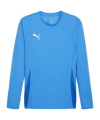 Maillot PUMA teamGOAL manches longues bleu blanc F02