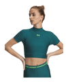 Under Armour HeatGear Crop Mock Femmes Vert C338