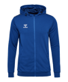 Hummel hmlAUTHENTIC PL Kapuzenjacke Blau F7045