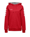 Hummel Sweat à capuche coton femmes rouge F3062 