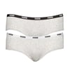 PUMA Iconic Hipster 2er Pack Damen Grau F328 - grau