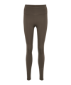 Hummel Court Mid Waist Pocket leggings Dames  bruin F8181