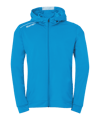 Kempa Player Kapuzenjacke Hellblau Weiss F02