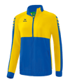 Erima Six Wings veste de sortie femmes bleu jaune 